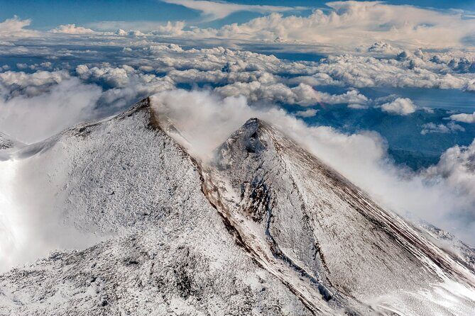 35 min Taormina and Etna private helicopter tour from Fiumefreddo - Taormina from the air: seaside views, the cliffs, and Isola Bella