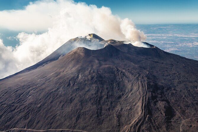 35 min Taormina and Etna private helicopter tour from Fiumefreddo - Castle overlooks and the Alcantara valley: seeing water and stone connect