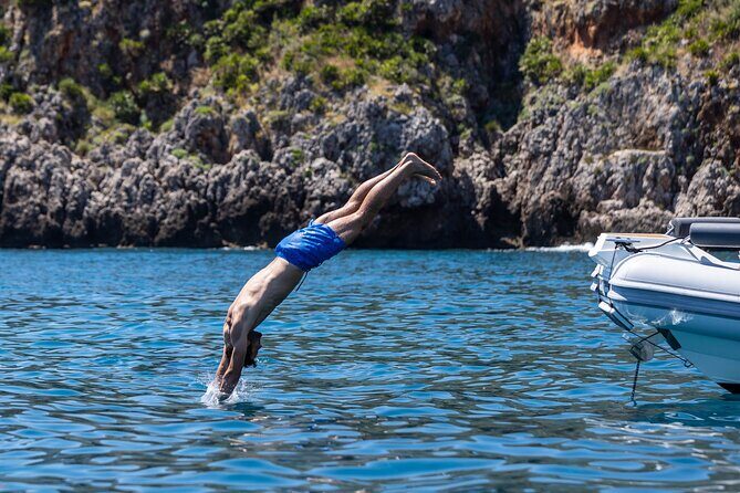 4h Private Boat from Castellammare del Golfo to Zingaro Scopello - Cala Tonnarella dell’Uzzo and the Lovers’ Cave Swim