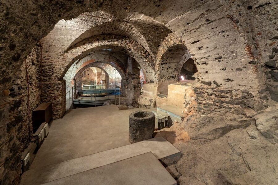 Benedictine Monastery of Catania - English Guided Tour - Monumental staircase moments and moving through the complex