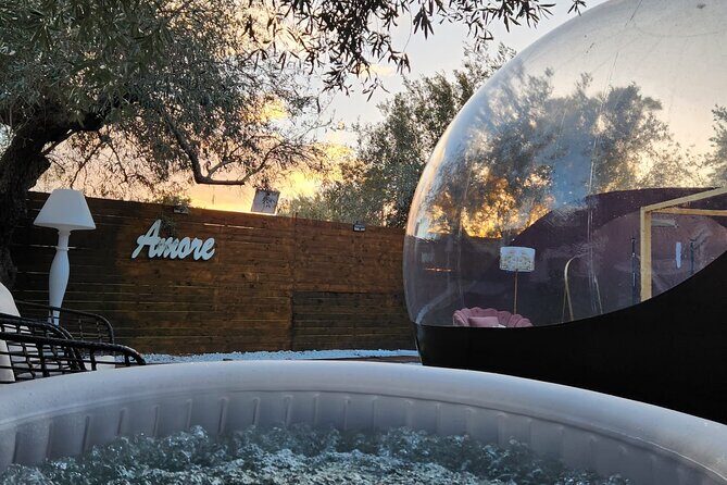 Bubble Glamping Sicily - Bubble Glamping Sicily: a private villa garden, inside one bubble
