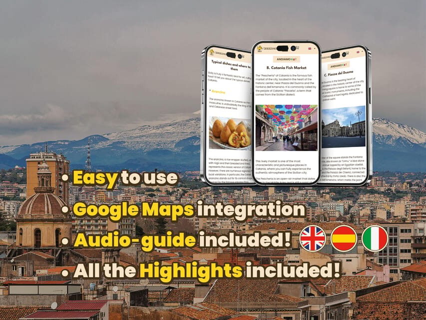 Catania: Digital guide made with a Local for your tour - The Real Route: About 3 km on Foot, Start Whenever You Want