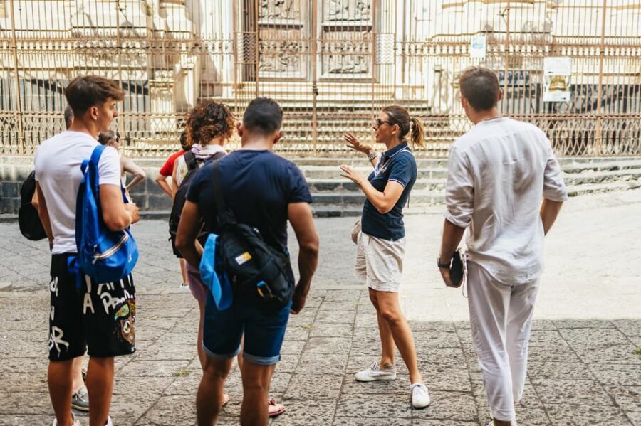 Catania: Guided Street Food Walking Tour - Via Etnea and piazzas: history, people-watching, and quick breaks