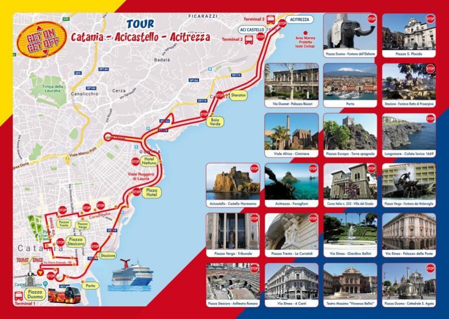 Catania: Hop-On Hop-Off Bus Tour to Acicastello & Acitrezza - From Catania’s center to the coastline: how the day actually plays