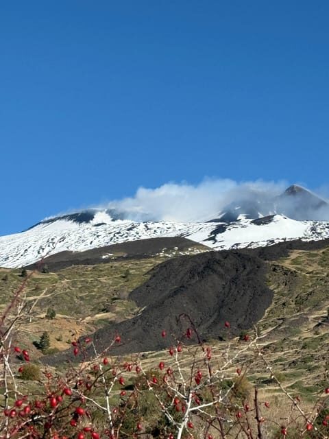 Catania: Morning Jeep Tour of Mount Etna and Lava Flow Caves - Rifugio Casa del Vescovo: a breather with big angles