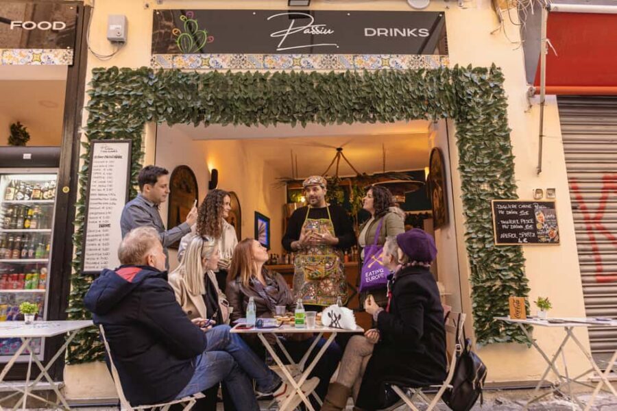 Eating Palermo: Evening Food & Wine Tour - The Fried Starts: Arancine, Panelle, and Sfincione With Caponata