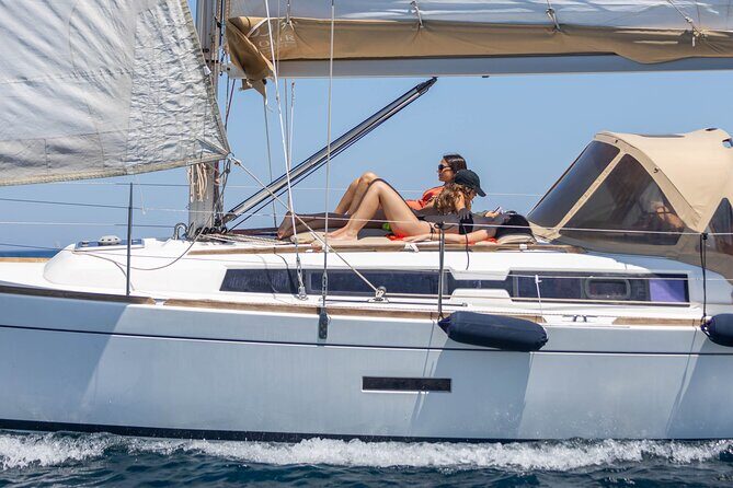 Egadi Sail Boat Tour to Favignana and Levanzo from Trapani - Favignana port mooring: a village walk plus lunch onboard