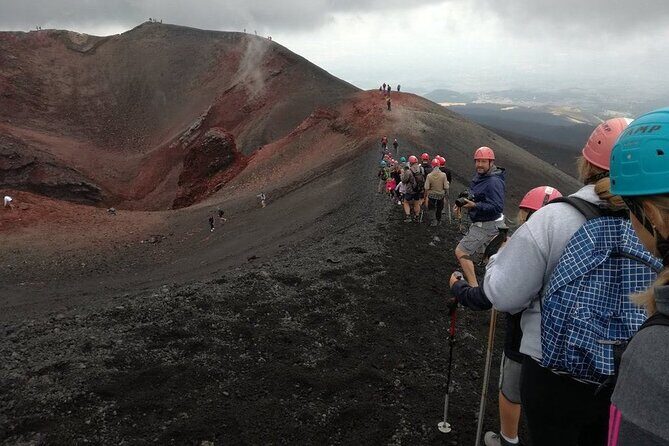 Etna craters excursion 3000 m. - Walking Through 2021 Lava to a 1971 Explosive Cone