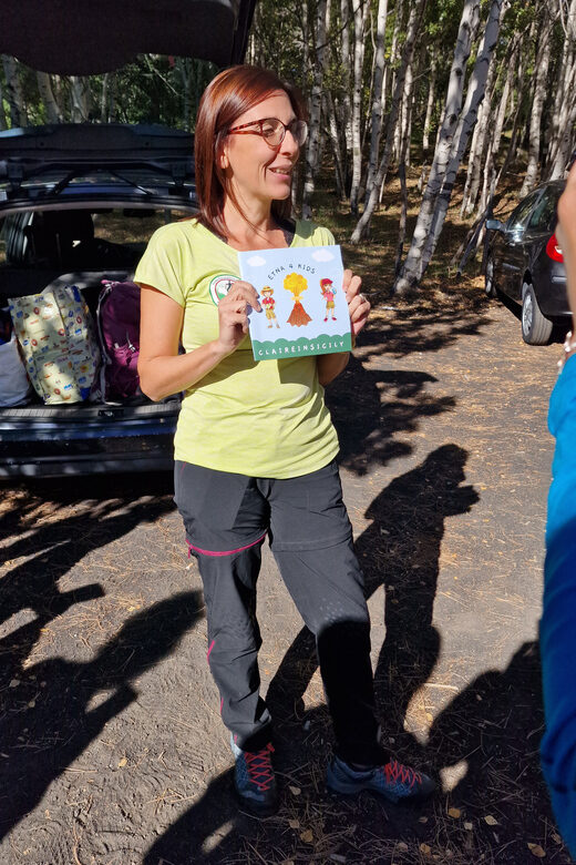 Etna Family Tour: private excursion on Etna mt. for families - Stop 2: Silvestri Craters guided tour and the scavenger hunt energy