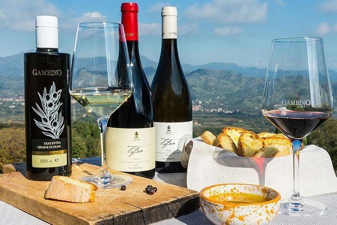 Etna panoramic private tour and Wine taste and food combination - Tenute Orestiadi – La Gelsomina Winery: Etna Wine With Food Pairings