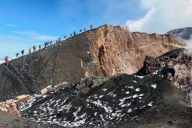 Etna, Summit Craters - Voragine and the North East Crater climb: steep, short, and worth the effort
