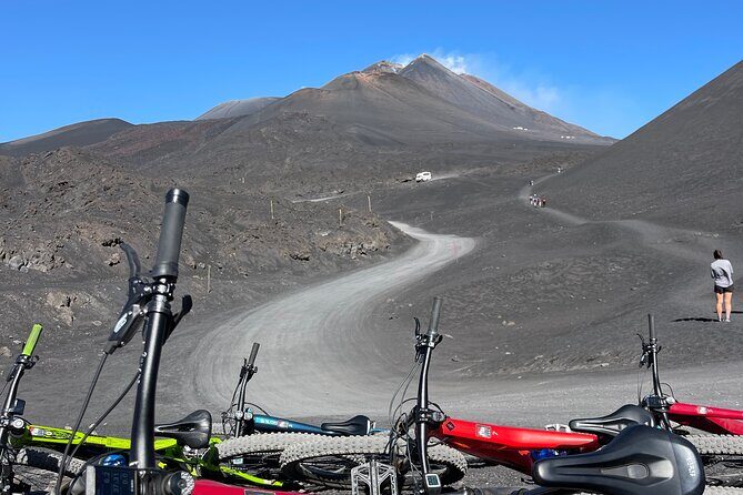 Etna Summit Craters E-bike - The Descent: Heading Toward the Crater of 2001 and Back Down