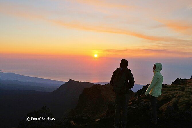 Etna Sunset Tour - Valle del Bove: where the Valley of the Ox viewpoint shines at dusk