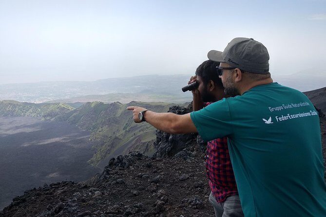 Etna Tour - HalfDay Small Group & licensed Tour Guide - The climb to ~2000 meters: craters, old lava flows, and Valle del Bove views