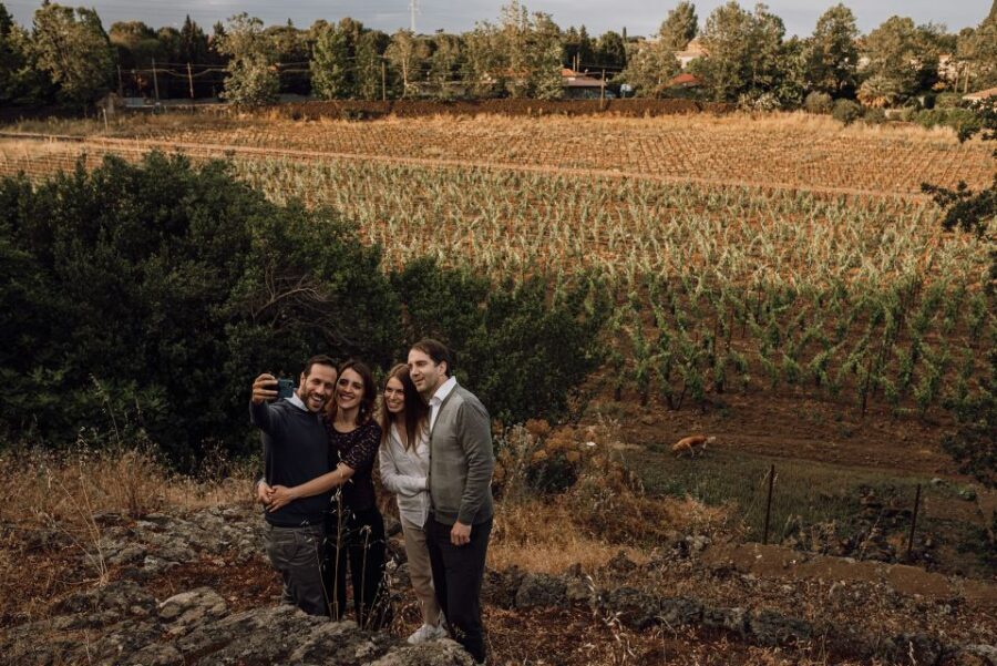 Etna: Urban Winery, Vineyards Walk & Wine Tasting at Sunset - Sunset tastings: 4 Etna wines paired with tapas by chef Leonardo