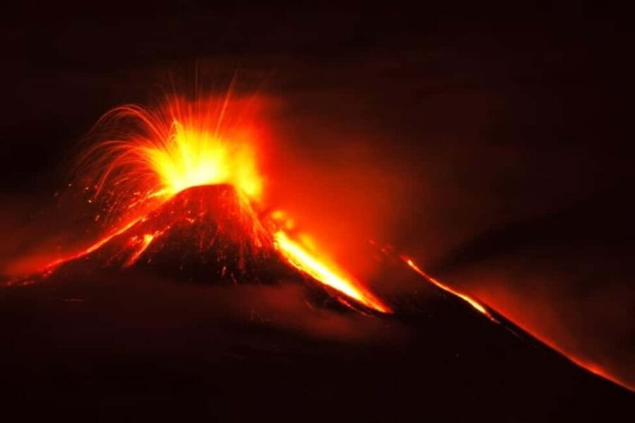 Etna walking tour, visit of a lava tunnel, Arancino tasting - Taormina Pickup and the Private Ride Up to Etna’s 1,900 Meters