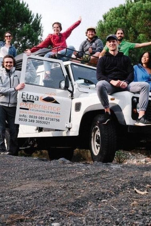 From Catania: 4x4 Mt Etna Jeep Tour - Rifugio Sapienza at 1,900 m and the Crateri Silvestri option