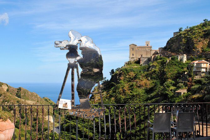 From Catania: Private/Guided Godfather with Appetizer and Pasta - Bar Vitelli: Lupara photos, cannoli, and the terrace view