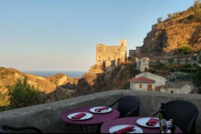 From Catania: Private/Guided Godfather with Appetizer and Pasta - Gelso Nero lunch in Savoca: the spread you actually want