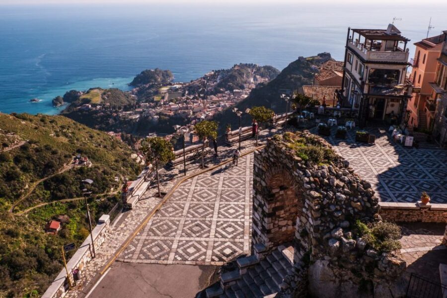 From Catania: Taormina, Isola Bella, and Castelmola Day Trip - Castelmola village finale: viewpoints that earn the climb