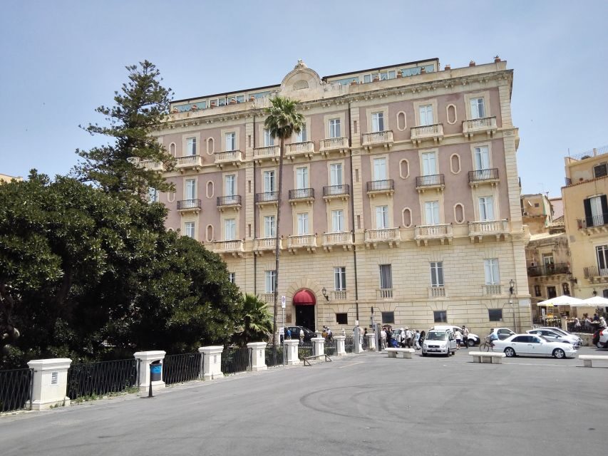 From Naxos: Syracuse, Noto, and Catania Baroque Tour - Ortigia on foot: Temple of Apollo, Duomo square, and Aretusa