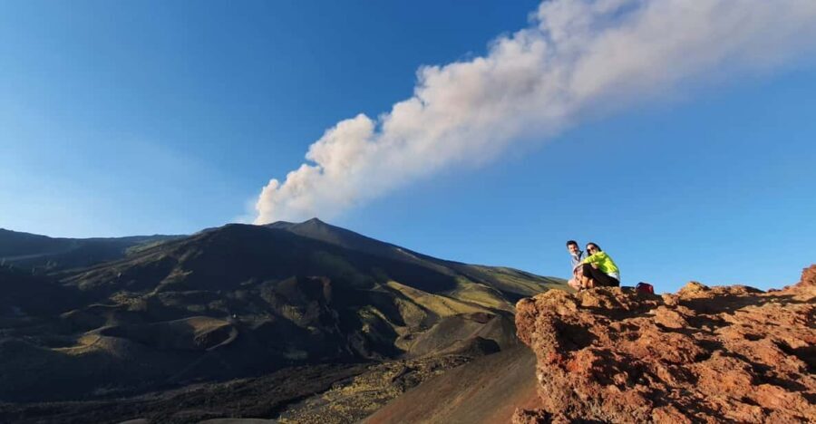 From Taormina: Etna Tour with Hiking, Cave Visit, & Tastings - Key highlights at a glance