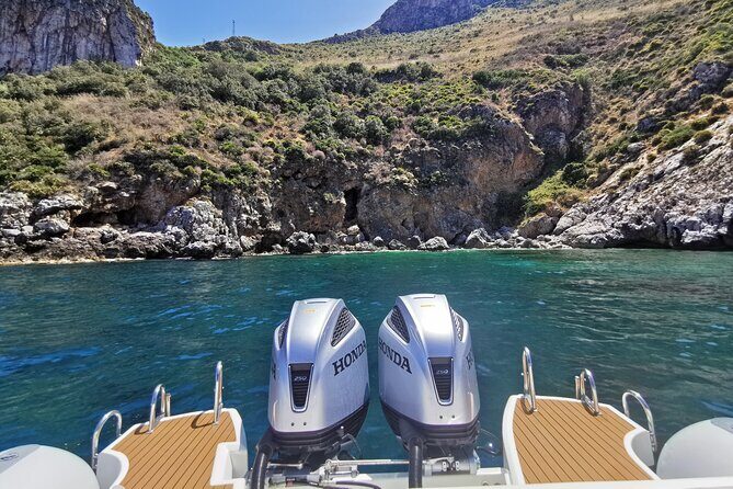Full Day Private Boat Tour San Vito Lo Capo - Castellammare - Final Swim Run to Cala Bianca and Cala Rossa