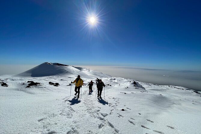 Hike near the summit craters up to the maximum safe altitude currently foreseen - Getting to the trail: the Nicolosi start and high-mountain pacing