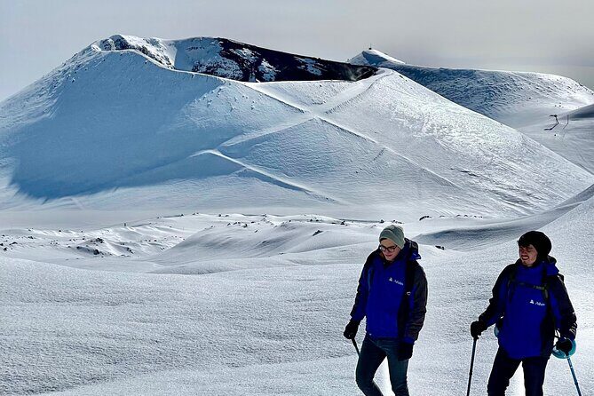 Hike near the summit craters up to the maximum safe altitude currently foreseen - Descent details: on-foot crater walking then cable car back down