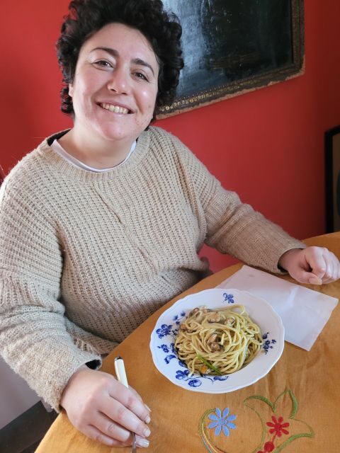 Palermo: Cooking and Limoncello Class - Wine and lunch: sitting down to eat what you cooked