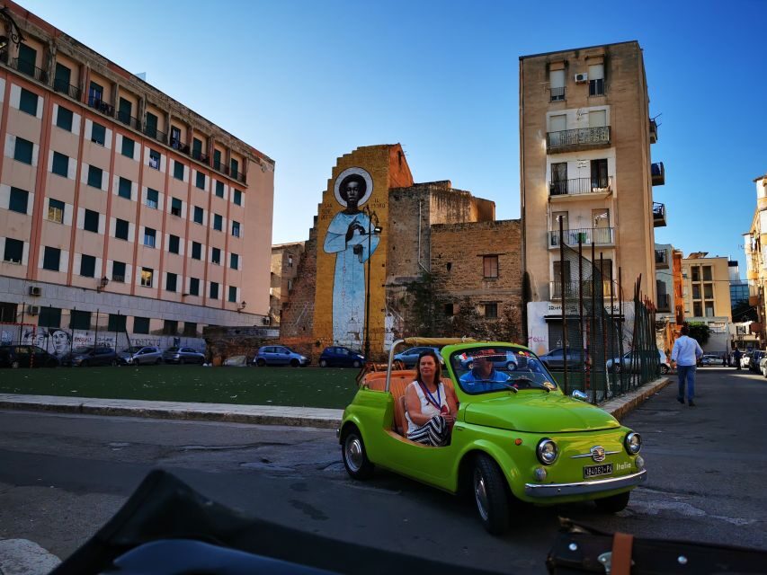 Palermo: Vintage Fiat 500 Sightseeing Tour - Palermo Cathedral and Teatro Massimo: from Norman-Arab mix to opera scale