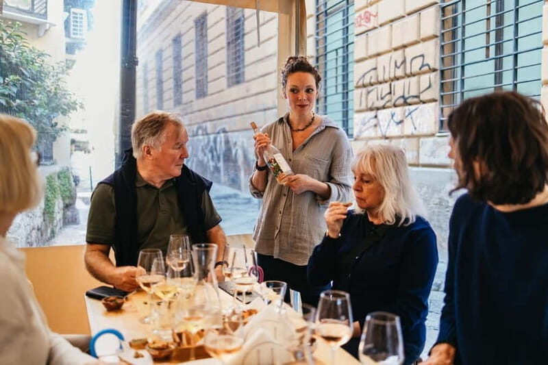 Palermo: Wine Tasting with Snacks at Bottega Monteleone - Seating, Group Size, and Why You Should Care About It