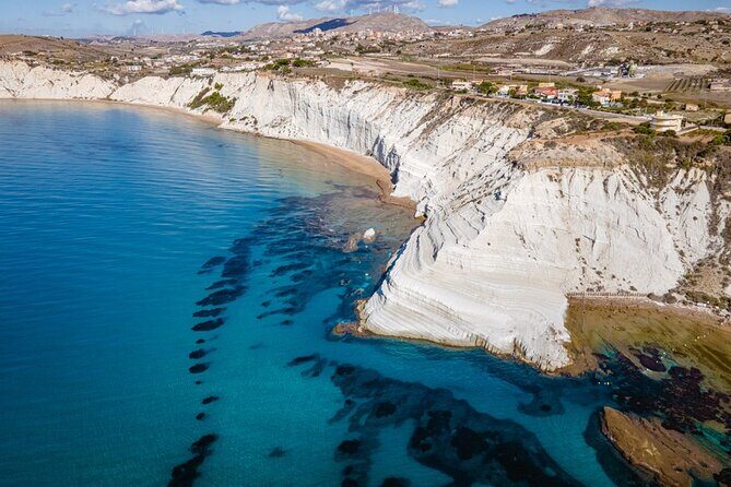 Scala dei Turchi in 3.5 hours, boat tour with stops for swimming - Stop 1: Scala dei Turchi swim, anchored about 100 meters out