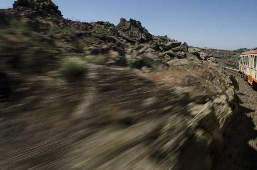 Scenic Tour of Etna foot hills and Alcantara Gorges - Circumetnea train to Adrano: the ride that feels different