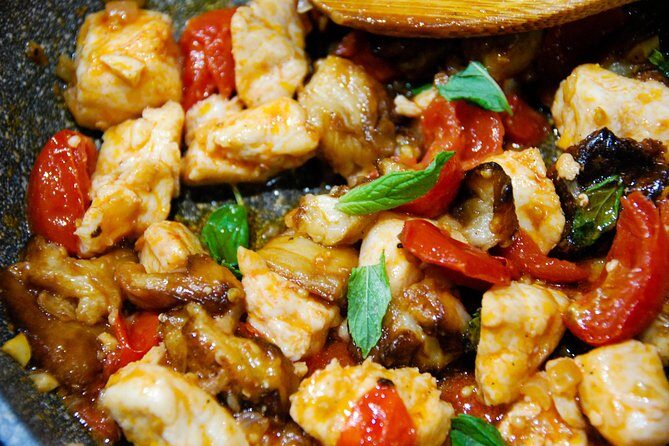 Sicilian Cooking Class : Homemade Pasta - What you’ll cook: Alla Norma pasta, meatballs with tomato sauce, and Sicilian almond biscuits