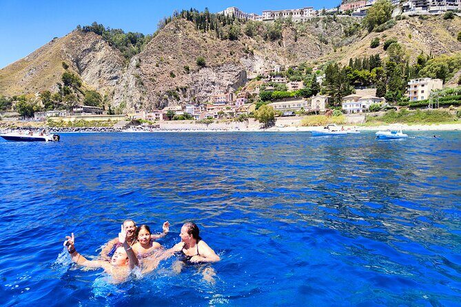 Sicilian wine tasting on the boat in Taormina - Villagonia: Easy Access to Clear Water