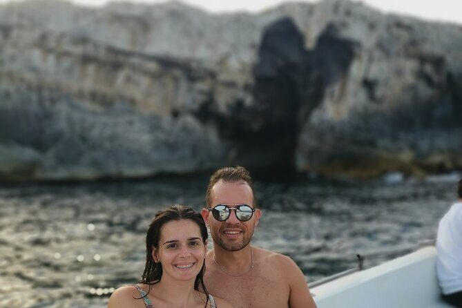 Syracuse private boat with aperitif - Maniace Castle swim stop: Norman-Byzantine scenery with saltwater time
