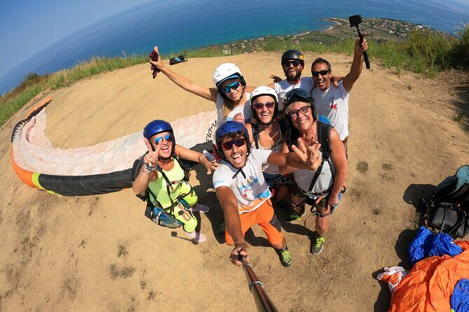Tandem Paragliding Flight in Cefalù - The Flight Route: Cefalù Coast, Torre Conca, Salinelle, and Rocca di Cefalù
