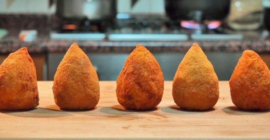 Taormina: Arancino Making Class with Drinks - Your arancino workflow: shape, filling, crust, then cooking