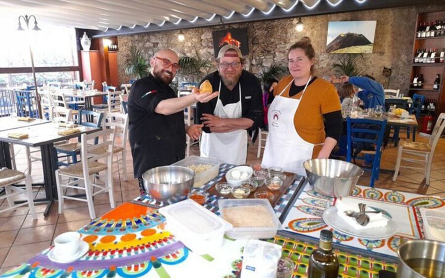 Taormina: Arancino Making Class with Drinks - Chefs and teaching style: clear steps, patient vibes, and real names