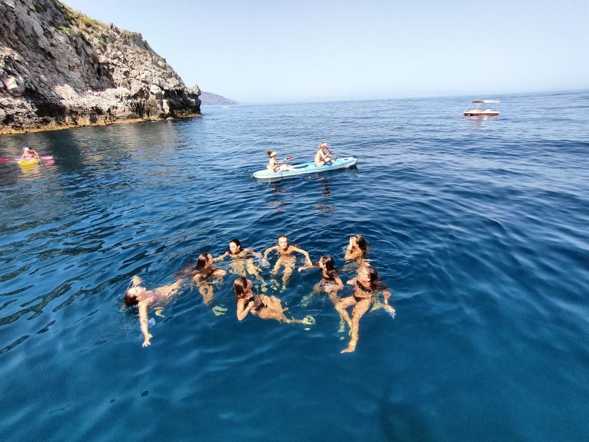 Taormina: Coastal Highlights Cruise with Wine & Food Tasting - From the Boat Experience Taormina Office to the Coastal Caves