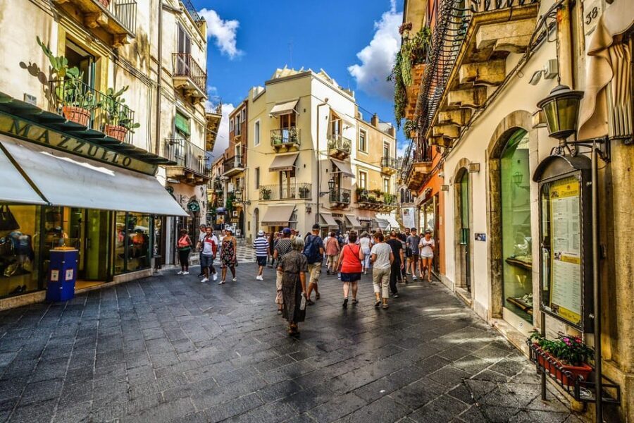 Taormina Private Tour: Discover Hidden Treasures and Dreamscapes - Odeon and Piazza IX Aprile: the cultural center with practical photo time