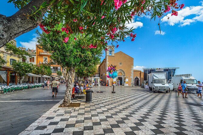 Taormina Private Walking Tour: Explore Top Sights & Hidden Gems - Starting at Piazza IX Aprile: coast and Etna first