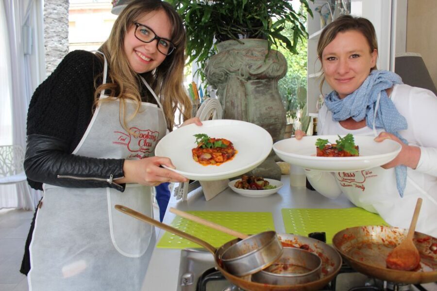 Taormina: Sicilian Cooking Class & Market Tour - Taormina market tour: learn what to buy and how to judge it