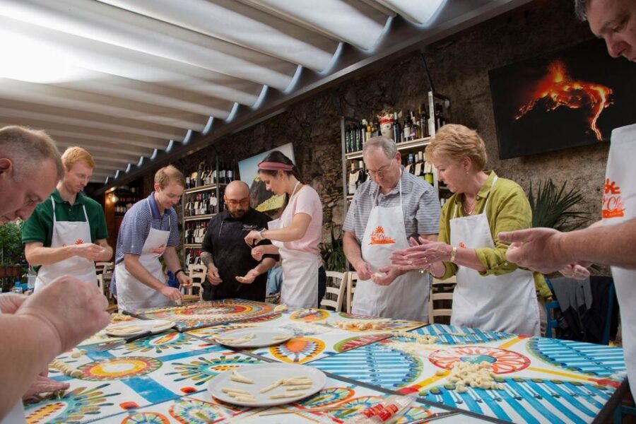 Taormina: Sicilian Cooking Class w/ a Visit to Local Market - Cooking Class Basics: Hands-On Pasta, Dough Work, and Technique