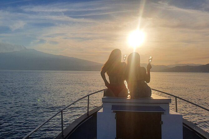 Taormina Sunset Aperitif on-Board - The route: Isola Bella, Mazzarò, Capotaormina, and more