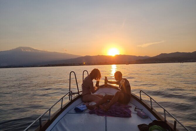 Taormina Sunset Aperitif on-Board - Getting to Boat Experience Taormina and boarding from the shore
