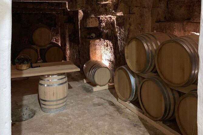 Tasting in the historic cellar of Marsala - Group size and pacing: why 45 minutes can turn longer