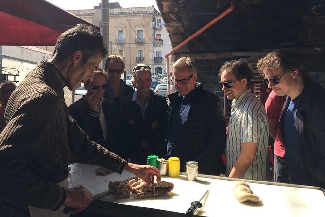 The Original Catania Street Food and Market Tour by Streaty - Castello Ursino viewpoint: quick history, useful photos, no time wasted