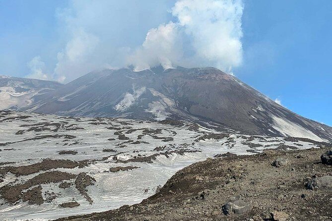 Tour to the Summit Craters of Etna 2920 meters with cable car and Jeep - Stop 2: the 2002/03 crater crest walk and the Barbagallo craters